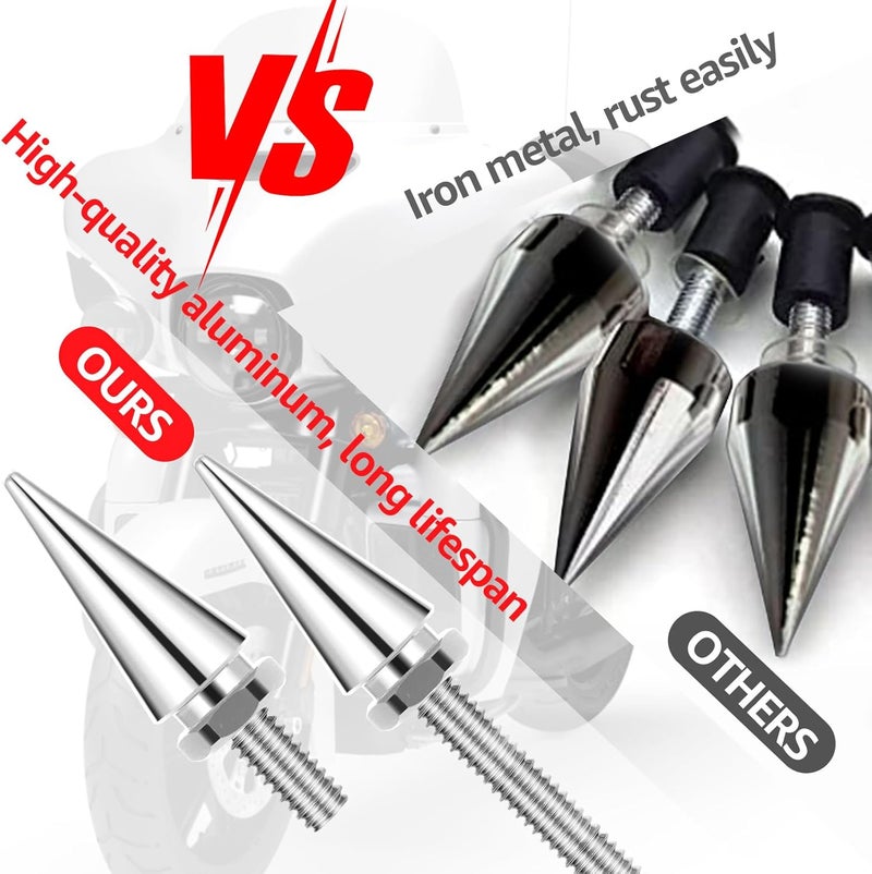 AEEAST Store Chrome Fairing Windshield Bolts Compatible for Harley Davidson Touring 2014-2024 Ultra Limited Street Glide Electra Glide - Image 4
